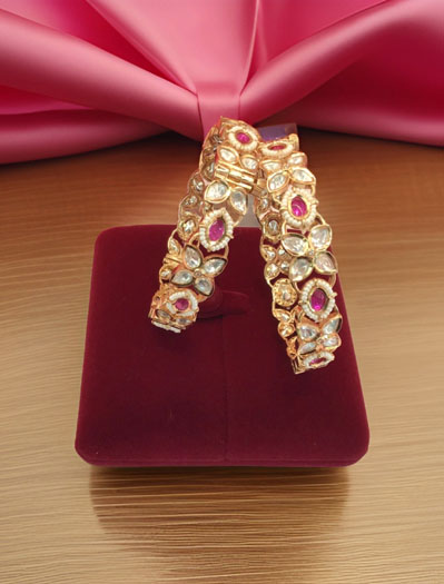 24 carat polish AD Bangles/Bracelet