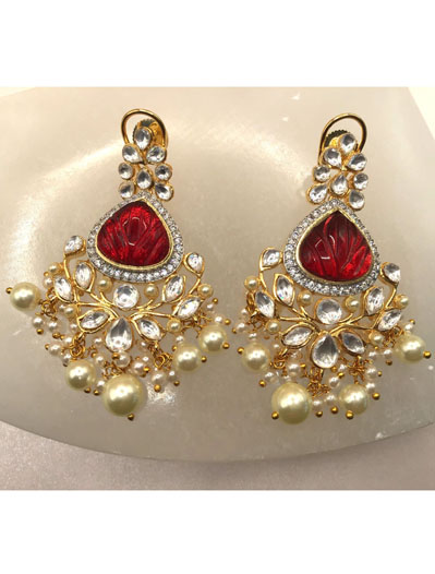 Kundan Exclusive Design Earrings