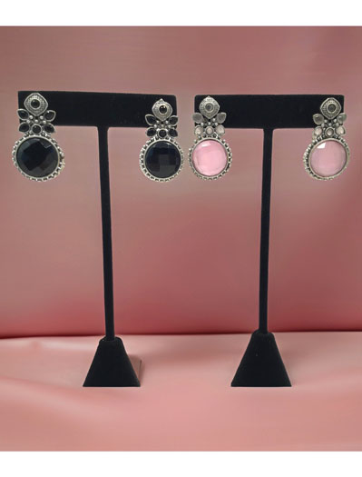 Fancy Oxidized Earrings