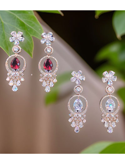 Designer AD/CZ Earrings