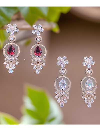 Designer AD/CZ Earrings