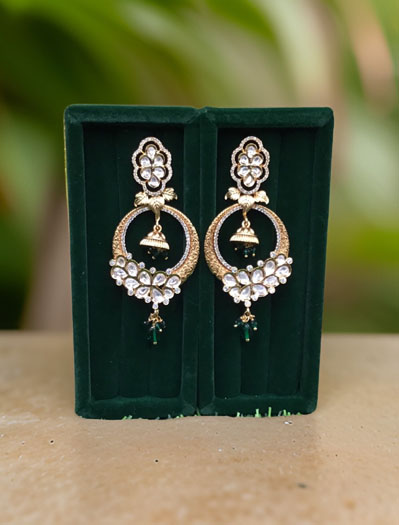 Premium Quality Kundan Designer Earrings