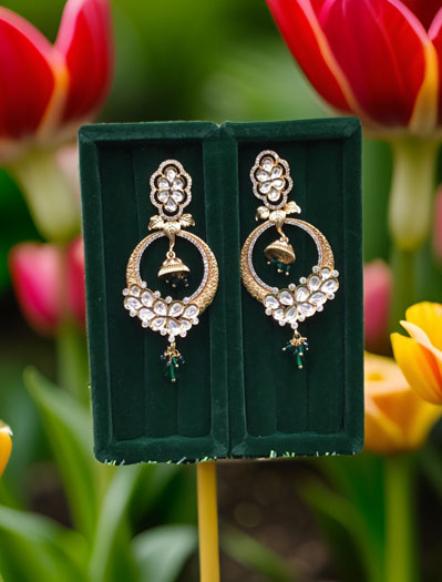 Premium Quality Kundan Designer Earrings