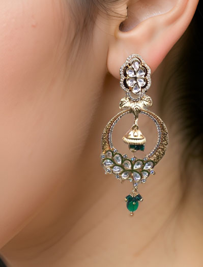 Premium Quality Kundan Designer Earrings