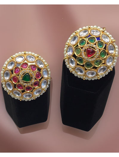 Jadau Kundan Statement Ring