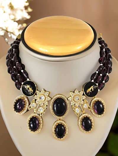 Sabyasachi Inspired Kundan Pearl Choker Set