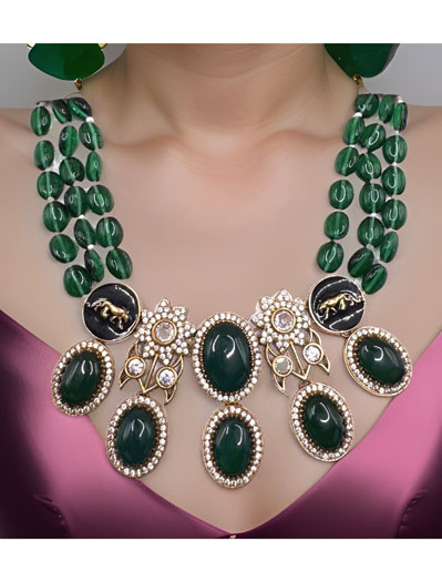 Sabyasachi Inspired Kundan Pearl Choker Set