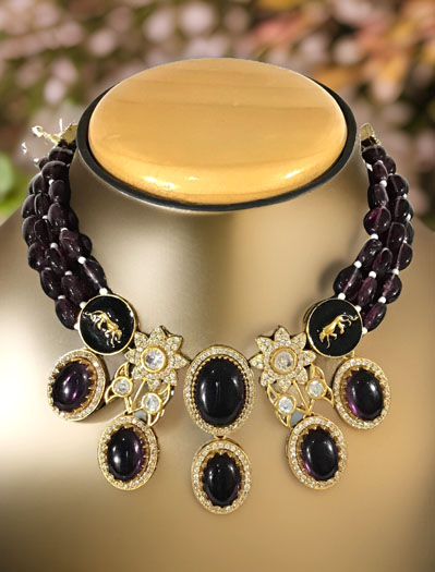 Sabyasachi Inspired Kundan Pearl Choker Set