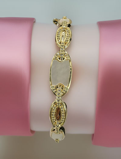 Delicate MOP CZ bracelet