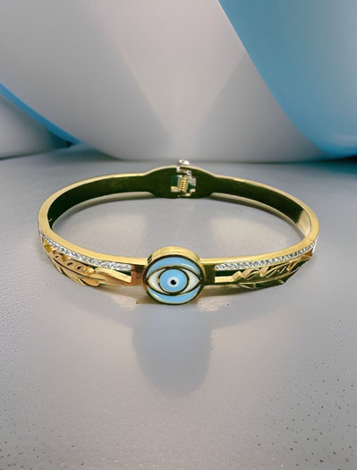 Evil Eye 18 Karat Gold PVD coating Bracelet