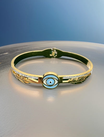 Evil Eye 18 Karat Gold PVD coating Bracelet