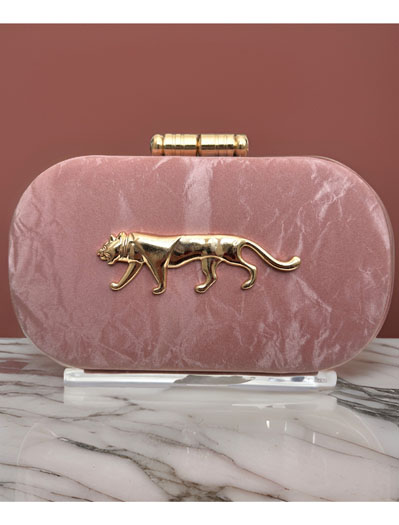 Sabyasachi Inspired Suede Leather Clutch Bags