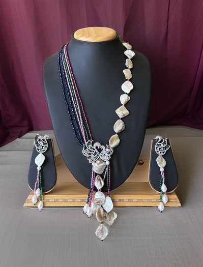 Celebrity Inspired Designer Long Beads Mala set