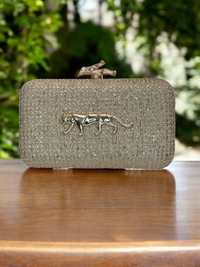 Sabyasachi Inspired Rose Gold Clutch Bag