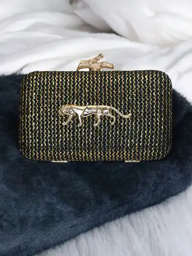 Sabyasachi Inspired Shimmering Clutch Bag