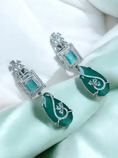 Bollywood Inspired AD/CZ Earrings