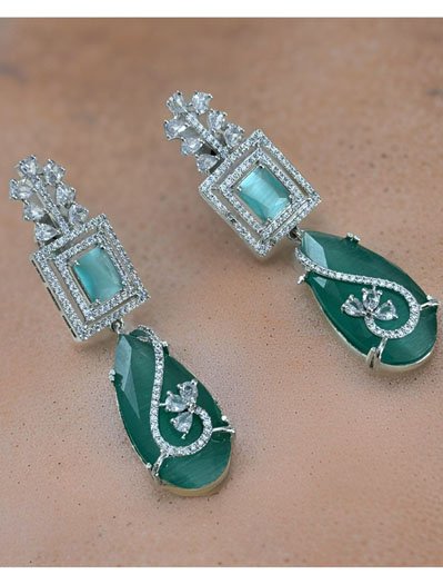 Bollywood Inspired AD/CZ Earrings