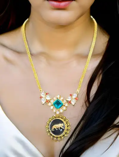 Sabyasachi Inspired Delicate Pendant Necklace set