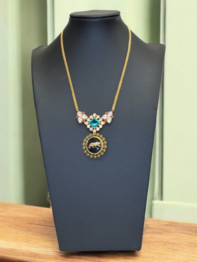 Sabyasachi Inspired Delicate Pendant Necklace set