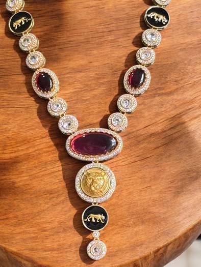 Sabyasachi Inspired Ruby Necklace set