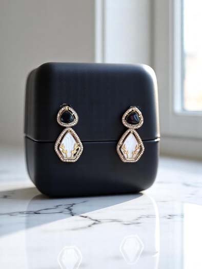 Sabyasachi Inspired Necklace set with MOP Pendant