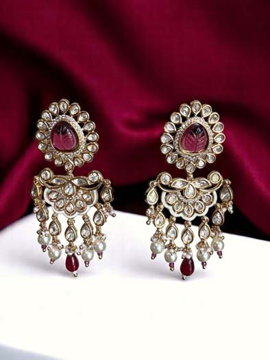 Bollywood Inspired Polki Kundan Choker Set