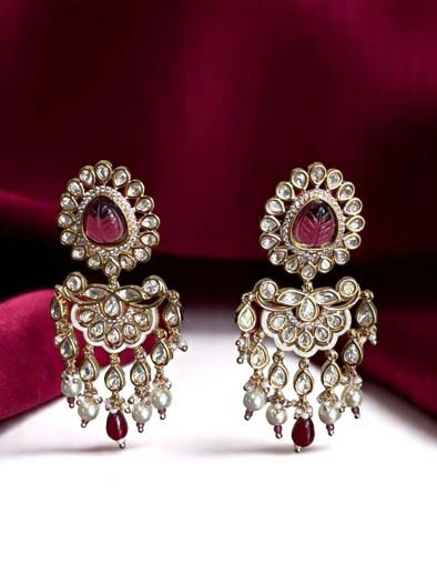 Bollywood Inspired Polki Kundan Choker Set