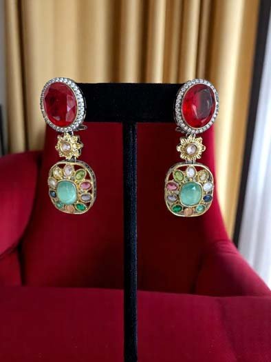 Sabyasachi-Inspired Polki Moissanite Choker Set