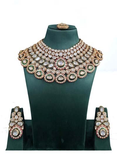 Premium Uncut Kundan Bridal Choker Set