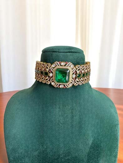 Sabyasachi Inspired Semi Bridal-Bridal Choker Set
