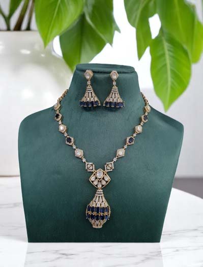 Celebrity Inspired Designer CZ Necklace set