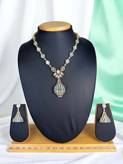 Celebrity Inspired Designer CZ Necklace set