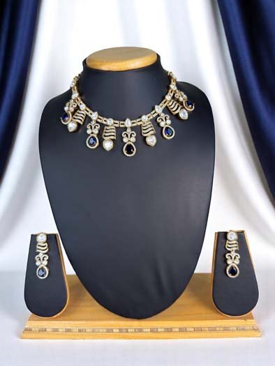 Gorgeous AD CZ Necklace Set