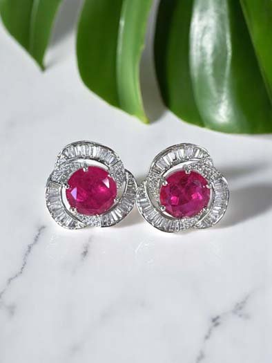 Luminous Swarovski Stud Earrings