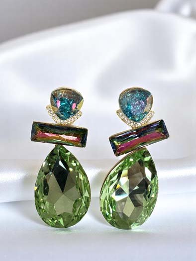 Teardrop Dangle Swarovski Earrings