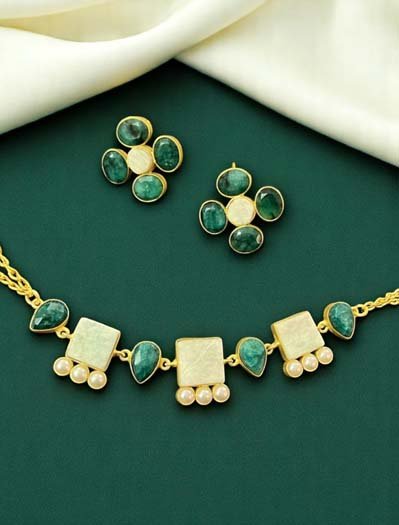 Summer Style MOP Necklace Set