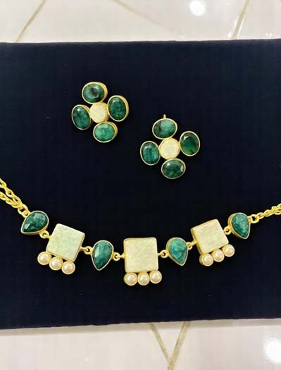 Summer Style MOP Necklace Set