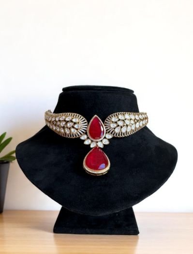 Bollywood Inspired Designer Kundan Choker Set