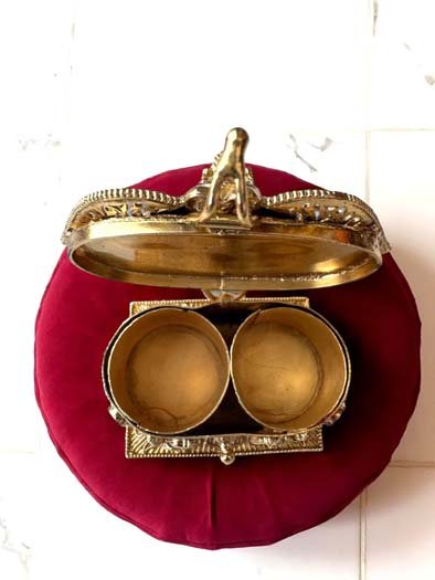 Exquisite Goddess Lakshmi Kumkum Box