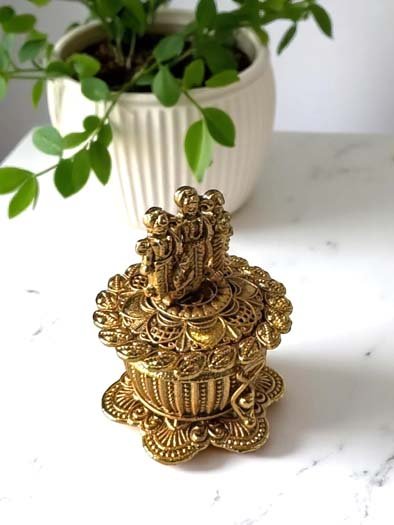 Rajwadi Polish Ram Darbar Sindoor Box