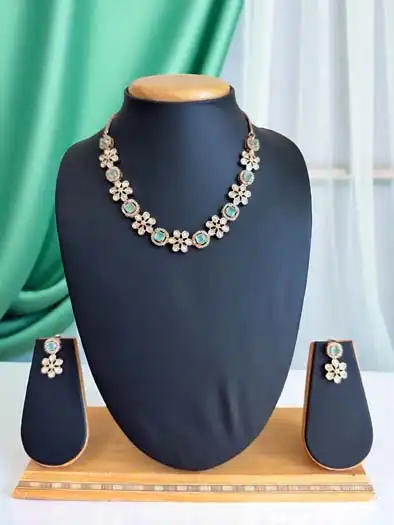 Elegant Premium Kundan Necklace Set