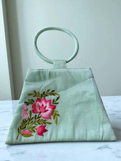 Floral Embroidered Bag