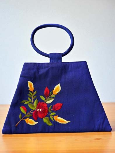 Floral Embroidered Bag