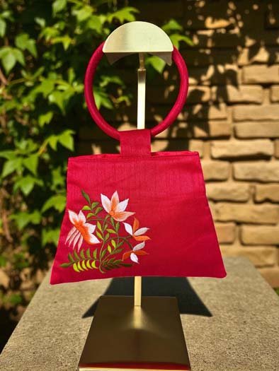 Floral Embroidered Bag