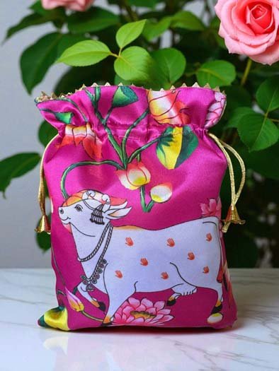 Pichwai Gifting Potli Bag