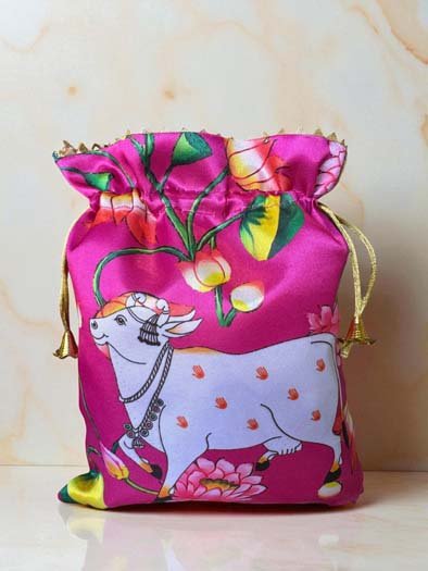 Pichwai Gifting Potli Bag