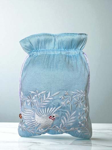 Elegant Embroidered Gifting Potli Bag