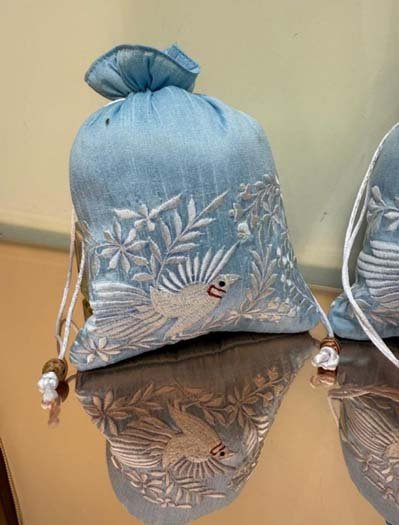 Elegant Embroidered Gifting Potli Bag