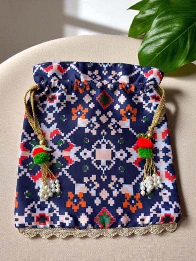 Patola Gifting Potli Bags