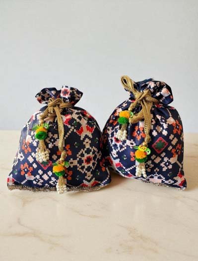 Patola Gifting Potli Bags